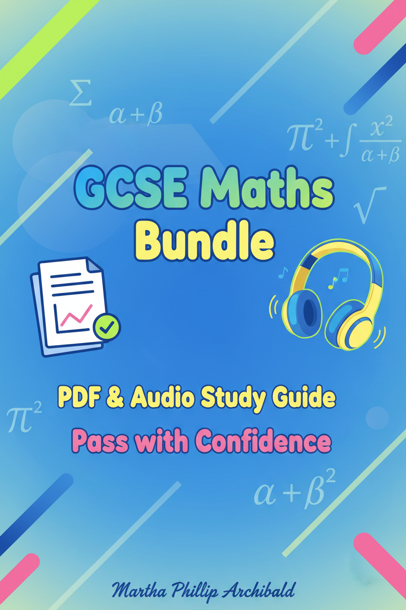 GCSE Maths Bundle Cover - Fun Colors