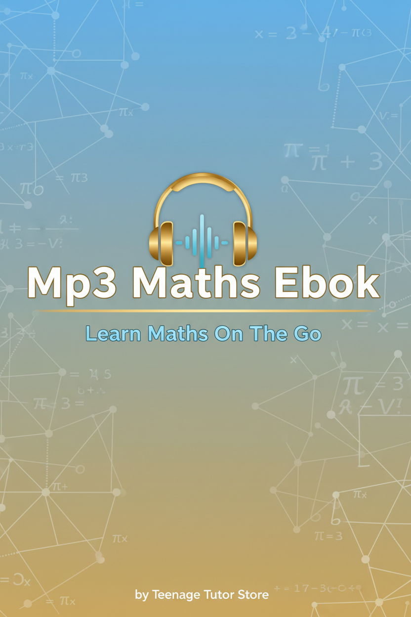Mp3 Maths Ebook Cover - Light Blue