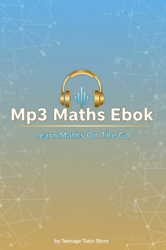 Mp3 Maths Ebook Cover - Light Blue